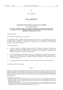 (UE) 2016/ 1813 DE LA COMISIÓN - de 7 de octubre de