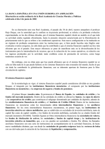 la banca española en una unión europea en ampliación