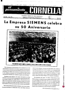 4 la Empresa SIEMENS celebra su 50 Aniversario