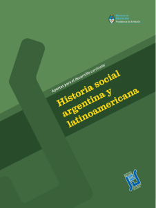 Historia social argentina y latinoamericana