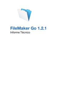 Informe Técnico FileMaker Go 1.2.1
