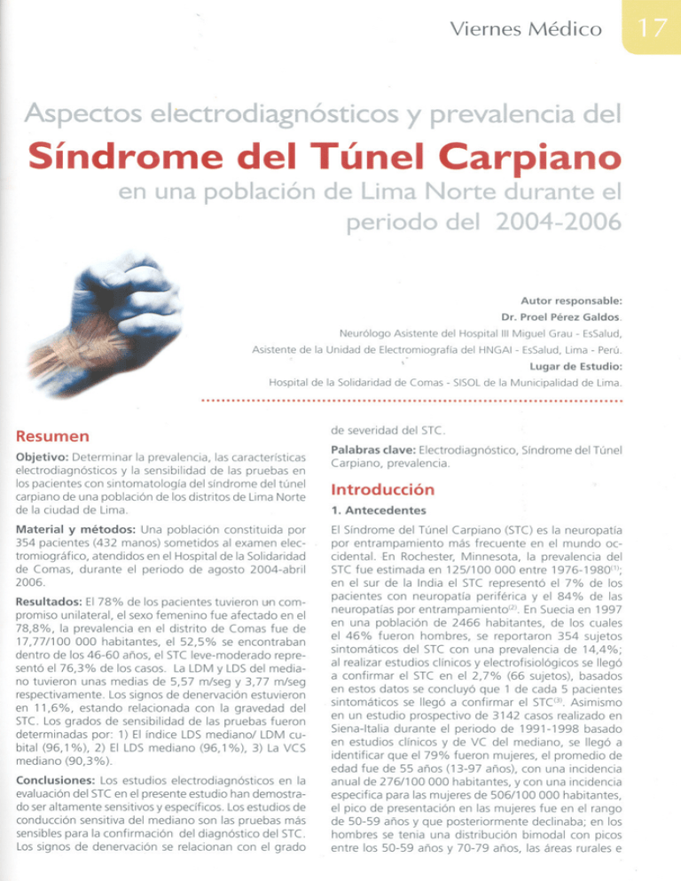 Síndrome Del Túnel Carpiano