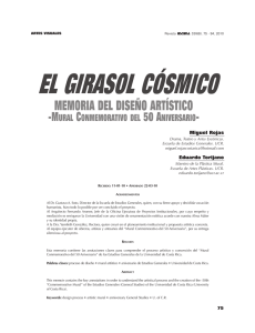 el girasol cósmico - Portal de revistas académicas de la Universidad