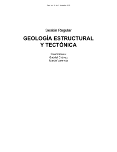 GEOLOGÍA ESTRUCTURAL Y TECTÓNICA