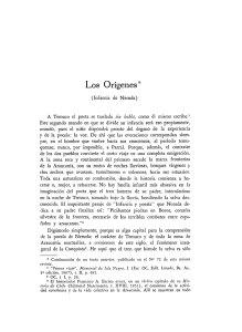 Los Origenes - Revista Iberoamericana