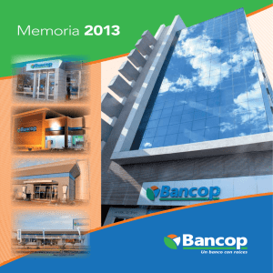 Memoria - Bancop