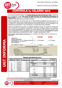 Controla tu Salario 2014 - UGT en Banco Popular - FeS-UGT