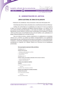 Anuncio 201503546 - Boletín Oficial de la Provincia de Burgos