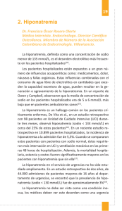 Hiponatremia - Asociación Colombiana de Endocrinología