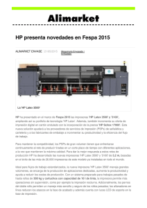 HP presenta novedades en Fespa 2015 - Noticias de