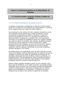 Tema 3: La Península Ibérica en la Edad Media: Al