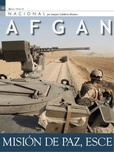 Afganistán. Misión de paz, escenario de guerra