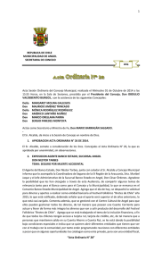 Acta Ordinaria N° 28 - Ilustre Municipalidad de Angol