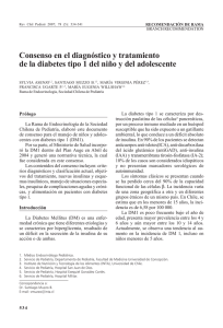 Consenso en el diagnóstico y tratamiento de la diabetes tipo 1 del