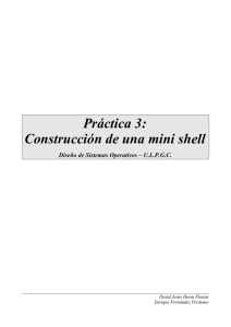 Práctica 3: Construcción de una mini shell
