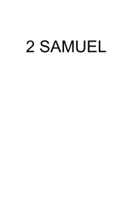 2 Samuel - Classic Bible Study Guide
