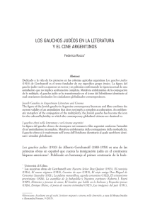 LOS GAUCHOS JUDÍOS EN LA LITERATURA Y EL CINE ARGENTINOS