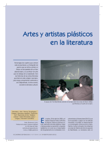 Artes y artistas plásticos en la literatura