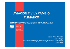 aviación civil y cambio climatico - Clac