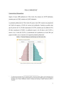 VILLA CARLOS PAZ Características Demográficas Según el Censo