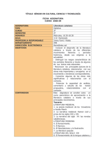 Literatura catalana cast 08-09