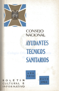 Mayo 1966 en PDF - CODEM. Ilustre Colegio Oficial de Enfermería