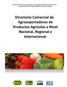 Directorio Comercial de Agroexportadores de Productos Agrícolas a