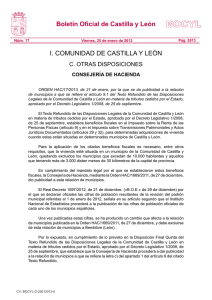 Orden HAC/17/2013 - Tributos de Castilla y León