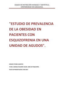 "ESTUDIO DE PREVALENCIA DE LA OBESIDAD EN PACIENTES