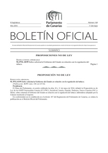 Boletín 169/2016 - Parlamento de Canarias
