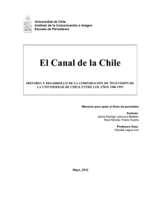 El Canal de la Chile - Repositorio Académico