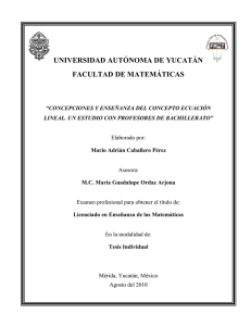 universidad autónoma de yucatán facultad de matemáticas