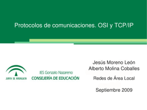 Protocolos de comunicaciones. OSI y TCP/IP