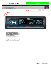 RCD-4300 RADIO-CD 0M/FM/RDS/MP3/CD-R/CD-RW