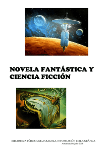 novela fantástica y ciencia ficción
