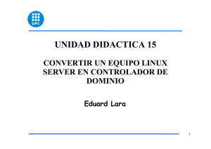 LINUX - UD15 - Controlador de dominio en Linux