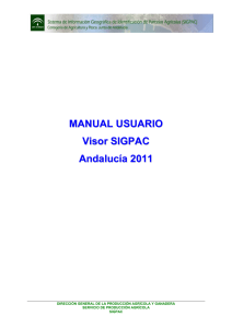 MANUAL USUARIO Visor SIGPAC Andalucía 2011