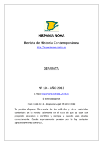 HISPANIA NOVA Revista de Historia Contemporánea