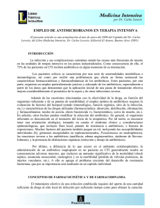 empleo de antibioticos en terapia intensiva