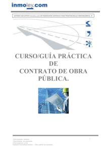 curso/guía práctica de contrato de obra pública.