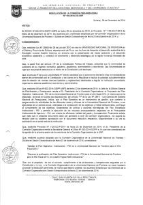 Res N°139-2014-CO-UNF Plan Operativo Institucional