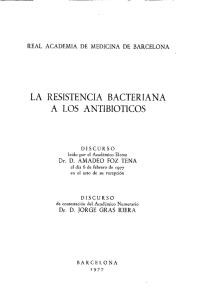 LA RESISTENCIA BACTERIANA_ A LOS ANTIBIOTICOS