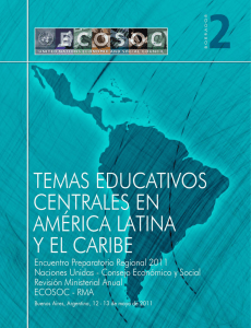 Temas educativos centrales en América Latina y el Caribe
