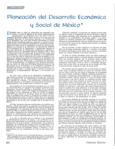 Planeacíón del Desarrollo Económico 4 Social de México*