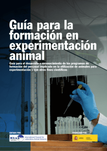 Guía para la formación en experimentación animal - CNB