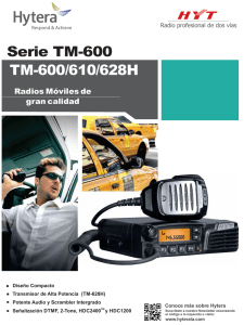 Serie TM-600 TM-600/610/628H