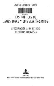 LAS POÉTICAS DE JAMES JOYCE Y LUIS MARTÍN