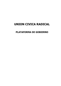 union civica radical - Poder Judicial de la Nación