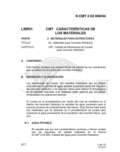 N·CMT·2·02·006/04 LIBRO: CMT. CARACTERÍSTICAS DE LOS