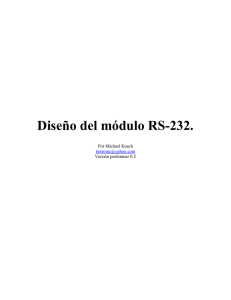 RS232 - Departamento de Electrónica